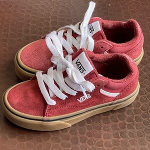 Vans Red Sneakers Size 12T